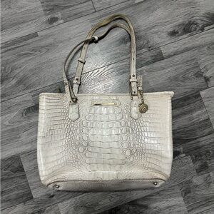 Brahmin Medium Asher Croc Aligator Embossed Leather
